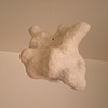 Untitled Hanging Pulp Sculpture
Sculptamold on EPS foam
10" x 7" x 8" 
