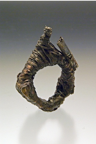 SIlver, ring, Mummy, tape, strange unique