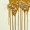 gold barnacle growths, detail