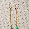 4" earrings