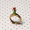 Flower in a field ring