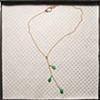 3 briolette necklace