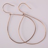 tear drop hoop earrings
