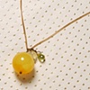 Lemon ball necklace