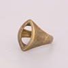 cat eye bronze cast ring