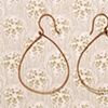 Large hoop earrings