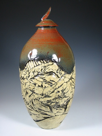 Large Textured Urn