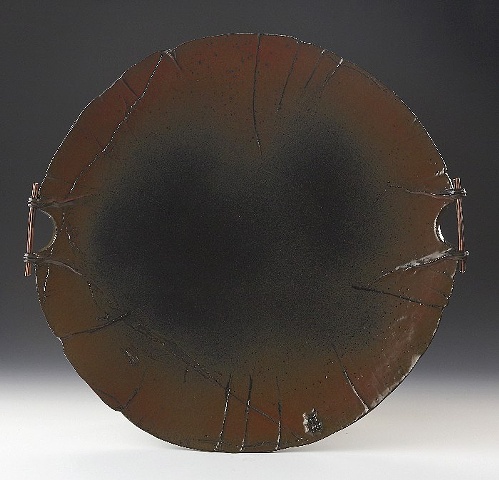 Red iron Wall Disk