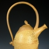 Dry Tan Matte Textured Teapot