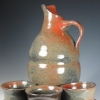 Pitcher, 3 Cups & Tray