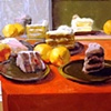 le torte con una orange 