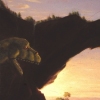 Godzilla and Fiestaware in Arcady