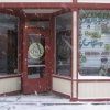 Owl Lounge Window Painting