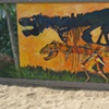 T-Rex Dino mural
