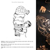 icream and igloos [book detail], carjackers [mural detail]