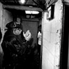 Rick James backstage at Tramps