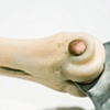 Bone spoon detail