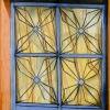 Window #28 Mexico Orange/Blue 