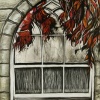 Window #3 Red leaves