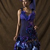 Madame X Wedding Gown Organic hand dyed Cotton