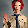 Portrait of a Hungarian Girl Scout
