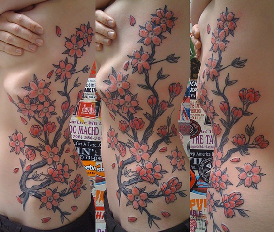 Cherry Blossom side panel