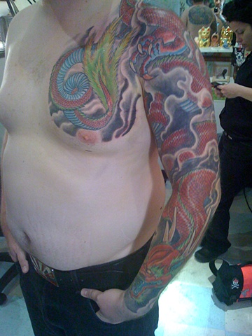 red dragon sleeve