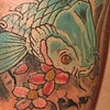Teal Koi