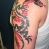 BACK SNAKE & DRAGON