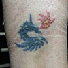 cover-up tribal dragon before