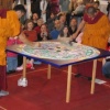 after rinpoche cuts mandala