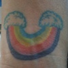 RAINBOW COVER-UP before