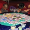 4 monks getting closer