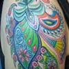paisley mehndi full colour design