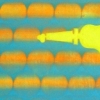 Untitled (lemon/cerulean)