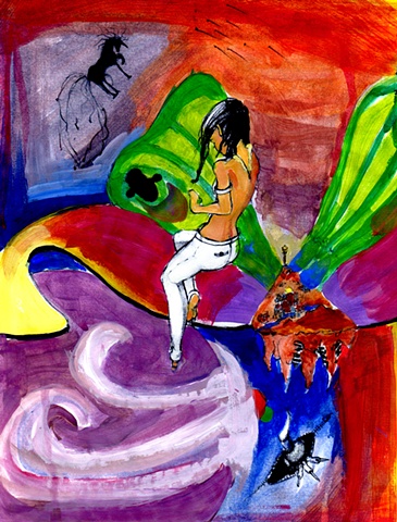 Live Painting @ the BLUE MACAW