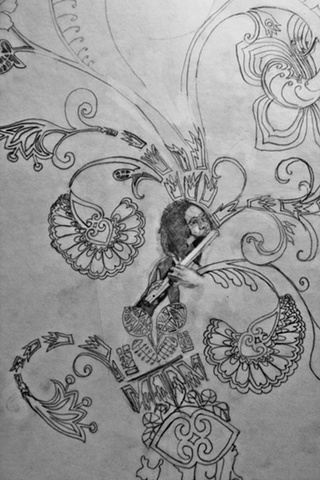 Laure Tattoo Design 
