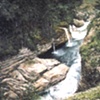 WATERFALL AND ROCKS