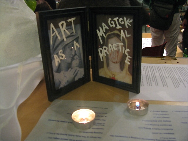 "art as a magickal practice" at telic public school (may 27 - june 27 2010)