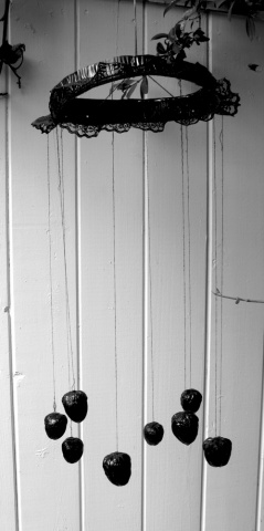 black walnut chandelier
