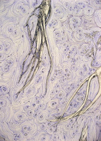 constellation of magickal roots (close-up)