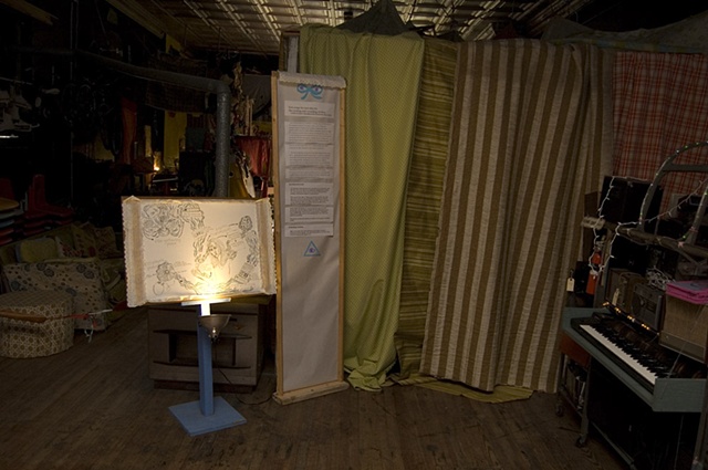 outside the psychometry tent