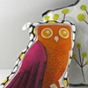Mod Owl and Tree Pillows