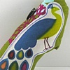 Mini Peacock Pillow