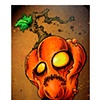 Halloween Pumpkin Portrait 