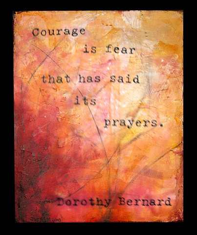 Courage, painting, Jaime Winton