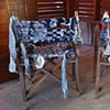 Back of Heavy Metal Chairs