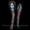 Luke's Rasputin and fallen angel sleeve
