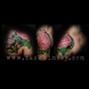 Margot's right shoulder of flowers