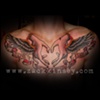 James' chestpiece of winged hands forming a heart